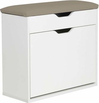 Habitat et Jardin Habitat Et Jardin - Scarpiera Wade - 68 x 60 x 24 cm - Bianco