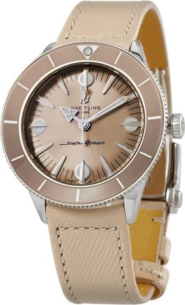 Breitling Superocean Heritage Automatic Iced Latte Dial Ladies Watch A10340A41A1X1