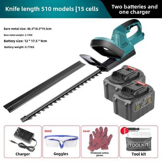 OEM Cortasetos El&eacute;ctrico Port&aacute;til, Inal&aacute;mbrico Y Recargable Para Jard&iacute;n, Cortador De Plantas De T&eacute;, Equipo Agr&iacute;cola (longitud De La Cuchilla 510 [15 Nudos