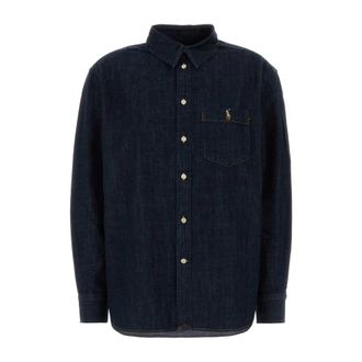Polo Ralph Lauren Dames, Blouses & Shirts, Blauw, Maat: XS Denim
