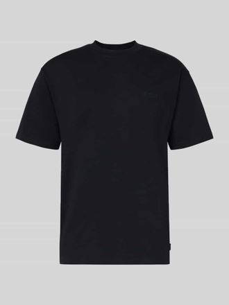 Woodbird Regular Fit T-Shirt aus reiner Baumwolle Modell Baine in Black, Gr&ouml;&szlig;e XXL