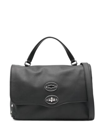 Zanellato Zanellato Womens Small Postina Bag In Smooth Lavagna Leather