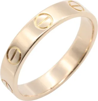 Cartier Gold Pink Gold (18K) Band Ring (Pre-Owned)