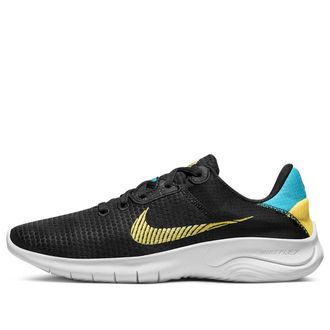 Nike (WMNS) Nike Flex Experience Run 11 Road Running Shoes Black Citron Pulse DD9283-009