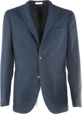 Boglioli Stijlvolle Jas - Heren - Blazers - Blauw - L - Jassen