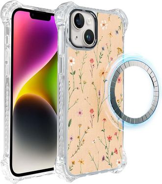 OEM Funda Ibizu Dropguard Ultra Para Iphone 14 Plus Con Magsafe, Color Pastel Bloom, Coral Meadow