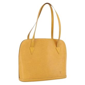 Louis Vuitton Pre-owned Handbags, female, Yellow, Size: ONE SIZE Pre-owned Epi Leather Shoulder Bag