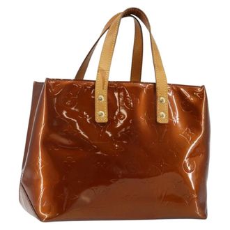 Louis Vuitton Reade Monogram Vernis Brown Patent_Leather Handbag (Pre-Owned)