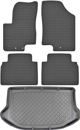 OEM Hyundai Ix20 Minivan Desde Mayo De 2010. Juego De Alfombrillas De Goma Para Coche + Alfombrilla Para Maletero