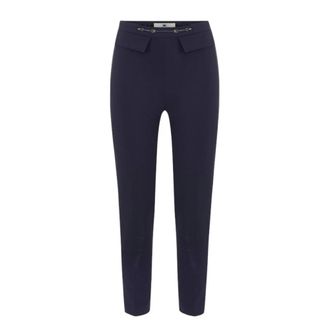 Elisabetta Franchi Mujer, Pantalones, Azul, Talla: M
