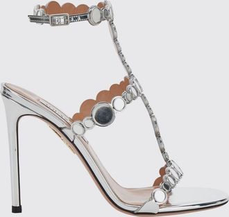 Aquazzura Sandali Afterglow con cristalli e tacco alto a spillo