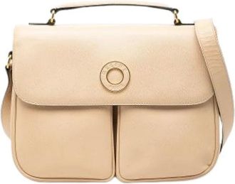 Celine Pre-owned Shoulder Bags, female, Beige, Size: ONE SIZE Pre-owned Satchel