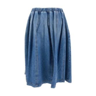 Marni Denim Skirts, female, Blue, Size: XS Cotton Skirt