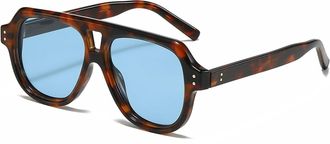 Generic Mens Driving Outdoor Sunglasses Womens Vacation Photography Driver Sun Glasses(Blue)