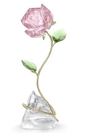 Swarovski Florere Rose Crystal Figurine in Pink at Nordstrom