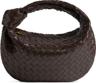 Bottega Veneta Teen Jodie Intrecciato Leather Hobo in 2132 Fondant-Gold at Nordstrom
