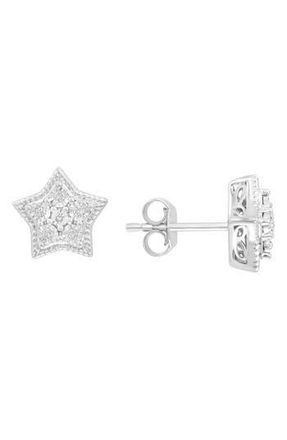 Effy Diamond Star Earrings in Silver at Nordstrom Rack