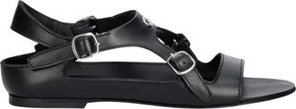 Coperni Flat Sandalen - Dames - Sandalen - Zwart - 38 EU - Schoenen
