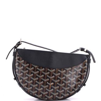 Goyard Hirondelle Shoulder Bag Coated Canvas and Leather