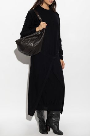 Christophe Lemaire Wool Dress, Womens, Black