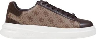 Guess Logo Print Sneakers - Heren - Sneakers - Bruin - 41 EU - Schoenen