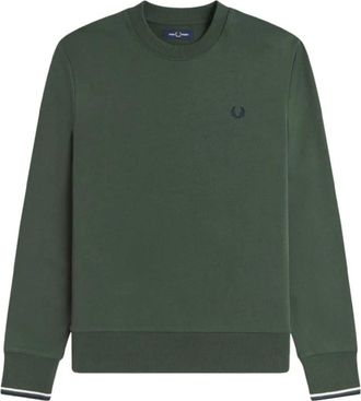 Fred Perry Uomo, Felpe, Verde, XL, new