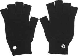 Rick Owens Zwarte Wollen Handschoenen Aw 25 - Heren - Handschoenen - Zwart - ONE Size - Wol - Accessoires