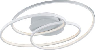 Trio Leuchten Gale Plaf&oacute;n 3 C&iacute;rculos Led Blanco Mate 38.5w Regulable L60 Cm Trio Lighting