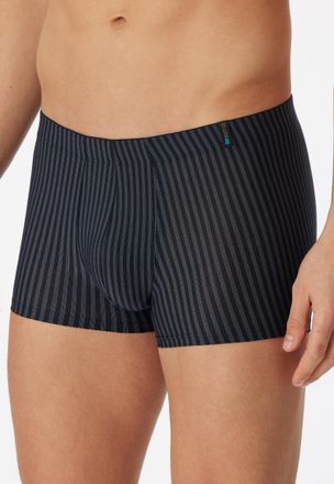 Schiesser Panty SCHIESSER Long Life Soft, Herren, Gr. 4, blau (001, blauschwarz), Single Jersey, Obermaterial: 85% Modal, 10% Elasthan, 5% Polyester, gestreift,