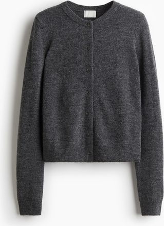 H&M Gestrickter Cardigan - Grau