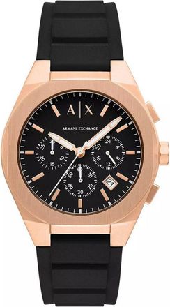 A|X Armani Exchange Mens Sync Black Dial Watch