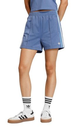 adidas Originals Firebird Recycled Polyester Shorts in Crew Blue/Light Blue/White at Nordstrom, Size X-Small