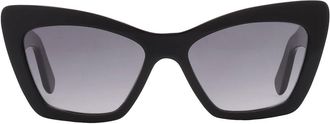 Ferragamo Grey Gradient Cat Eye Ladies Sunglasses SF1081SE 001 55