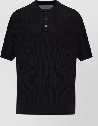 Golden Goose ribbed knit polo shirt