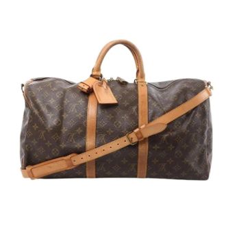 Louis Vuitton Pre-owned Weekend Bags, male, Brown, Size: ONE SIZE Pre-owned Keepall Bandouli&egrave;re 50