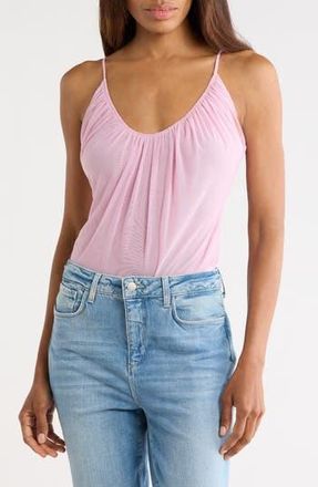 L'agence Gelina Ruched Bodysuit in Mauve Mist at Nordstrom Rack, Size Xx-Small