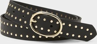 Herbert Frère Soeur Womens Pasha studded leather belt