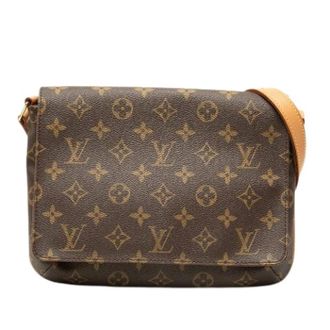 Louis Vuitton Pre-owned Musette Tango Monogram Schoudertas - Dames - Pre-owned - Bruin - Maat: ONE Size Leer