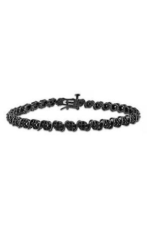 Delmar Black Diamond Tennis Bracelet at Nordstrom Rack