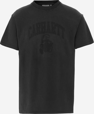 Carhartt Work in Progress Faded Black Crewneck Logo T-Shirt