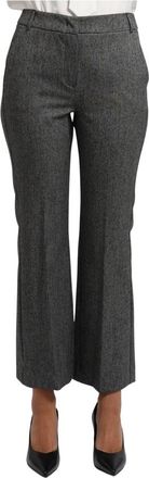 iBlues Iblaustero Broek - Dames - Vrijetijds broeken - Grijs - L - Polyester - Broeken