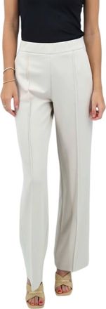 Mac Jeans Chiara Smart Pant In Ivory