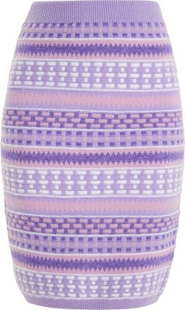 Izia gebreide rok Dames Lila veelkleurig