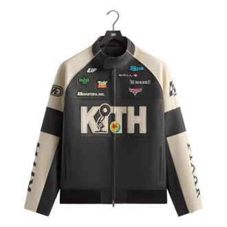 Kith x Disney Pixar Dejan Leather Jacket Black KHM011131-001