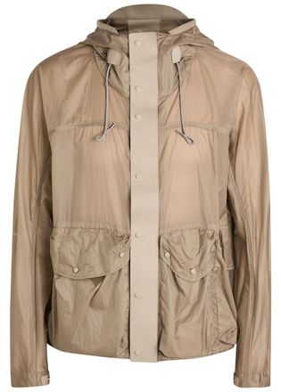 Ten c Ten C Skye Panelled Shell Jacket - Light Grey - M