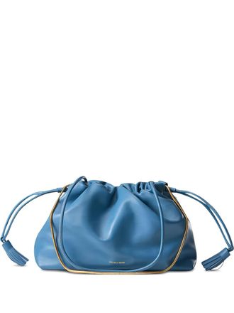 Veronica Beard Stash tassel-detail drawstring shoulder bag - Blue