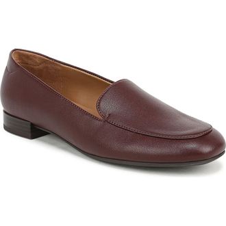 Naturalizer Dahlia Loafer - Wide Width Available in Wine Red Faux Leather at Nordstrom Rack, Size 9.5