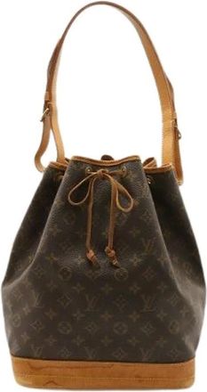 Louis Vuitton Pre-owned Bucket Bags, female, Brown, Size: ONE SIZE Pre-owned Vintage Canvas Bucket Bag