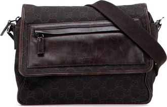 Gucci Pre-owned Gucci GG Canvas Crossbody Unisex 28562 002122