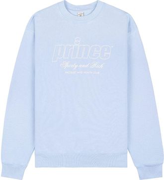 Sporty & Rich Prince Health cotton sweatshirt - unisex - Cotton - L - Blue
